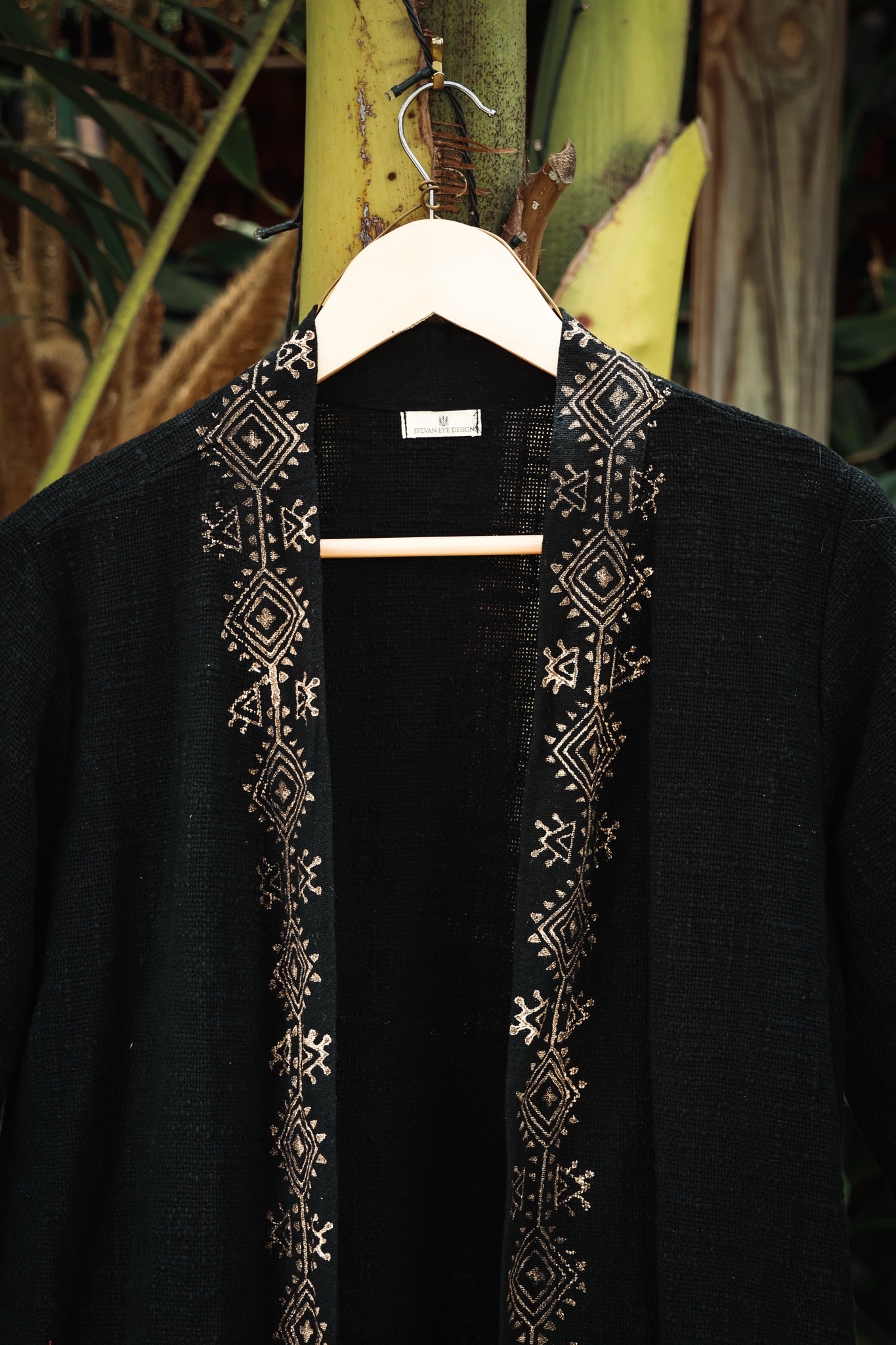 Temple Drift Kimono - Black