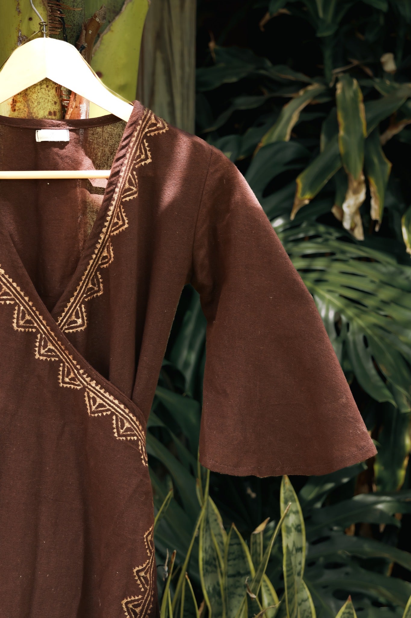 Nomad Wrap Dress - Brown