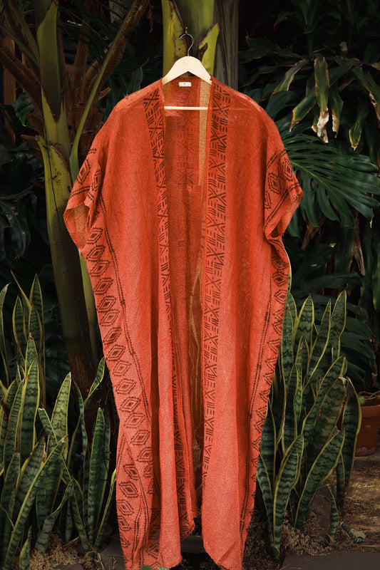 Isle of Dreams Kimono - Rust