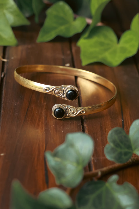 Brass arm cuff