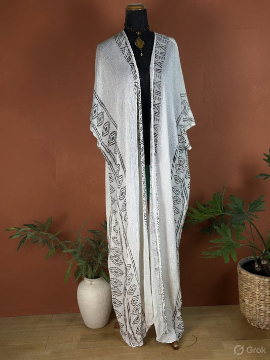 Isle of Dreams Kimono - White
