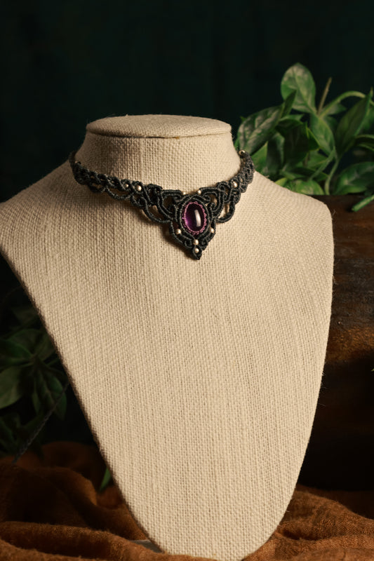 Amethyst Choker
