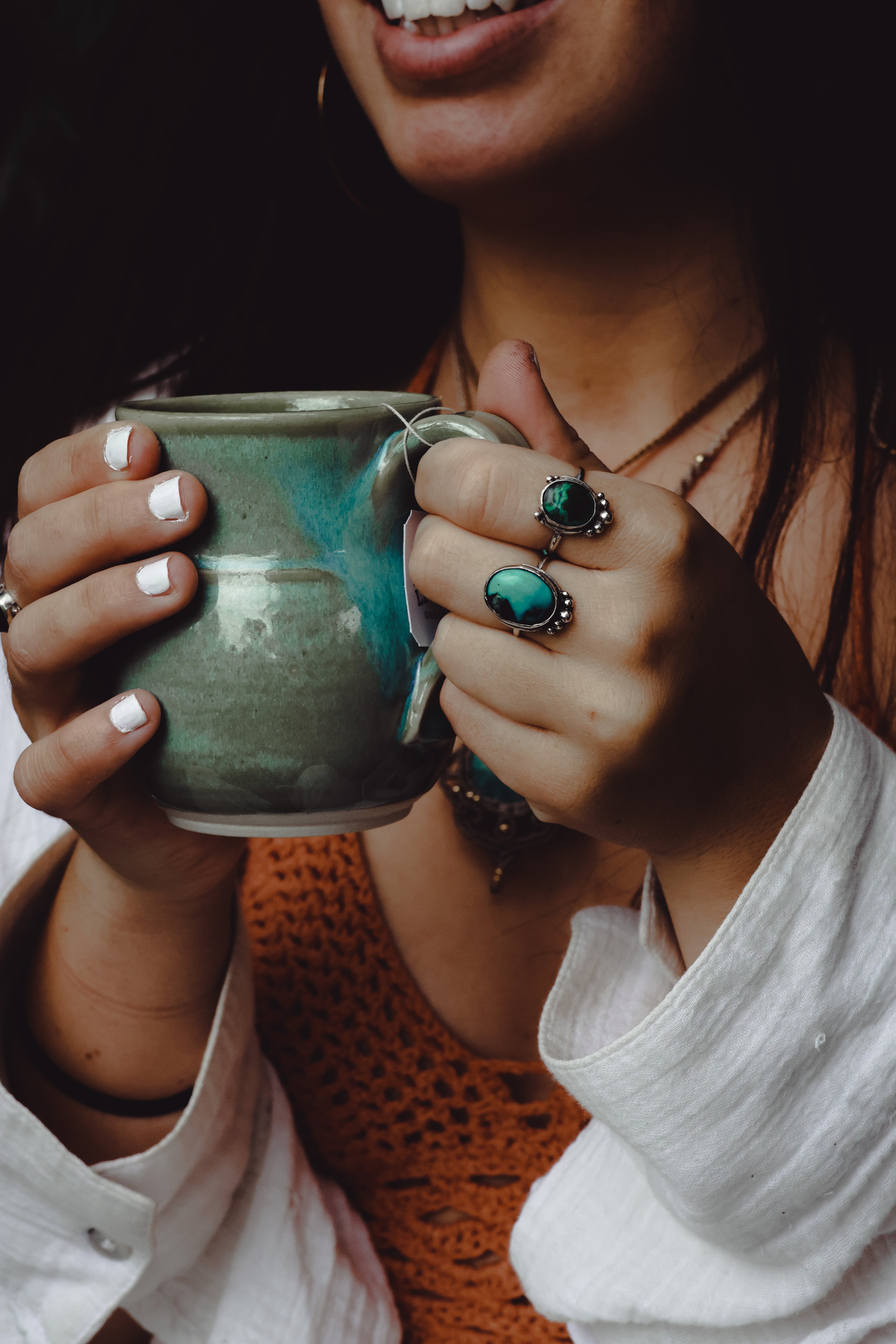 Tibetan Turquoise 925 silver ring