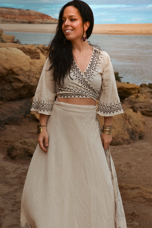 Nomad Wrap Skirt - organic
