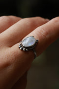 Moonstone 925 silver ring