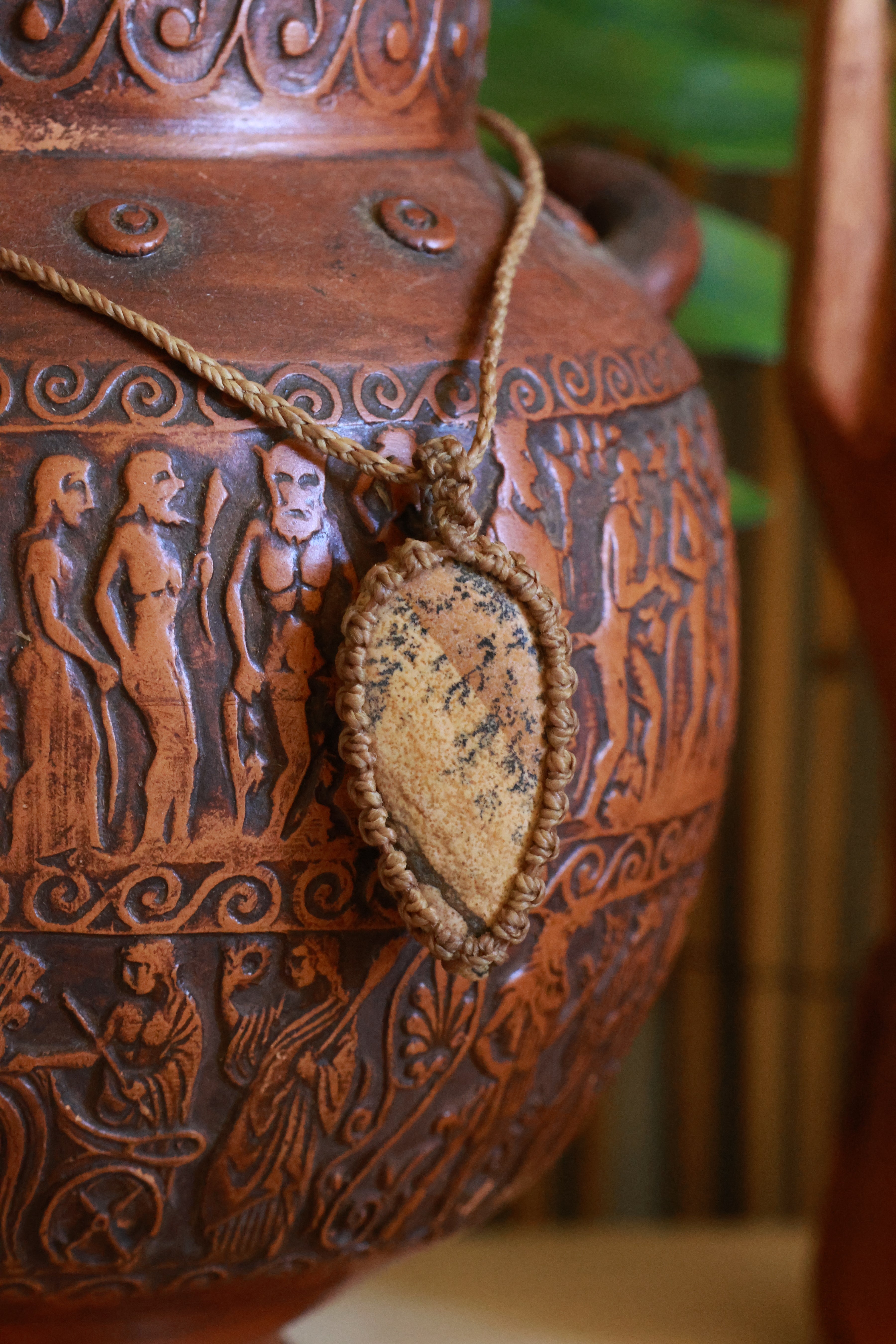 Picture Jasper pendant