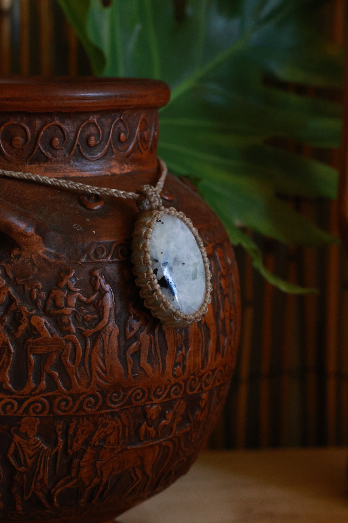 Moonstone necklace