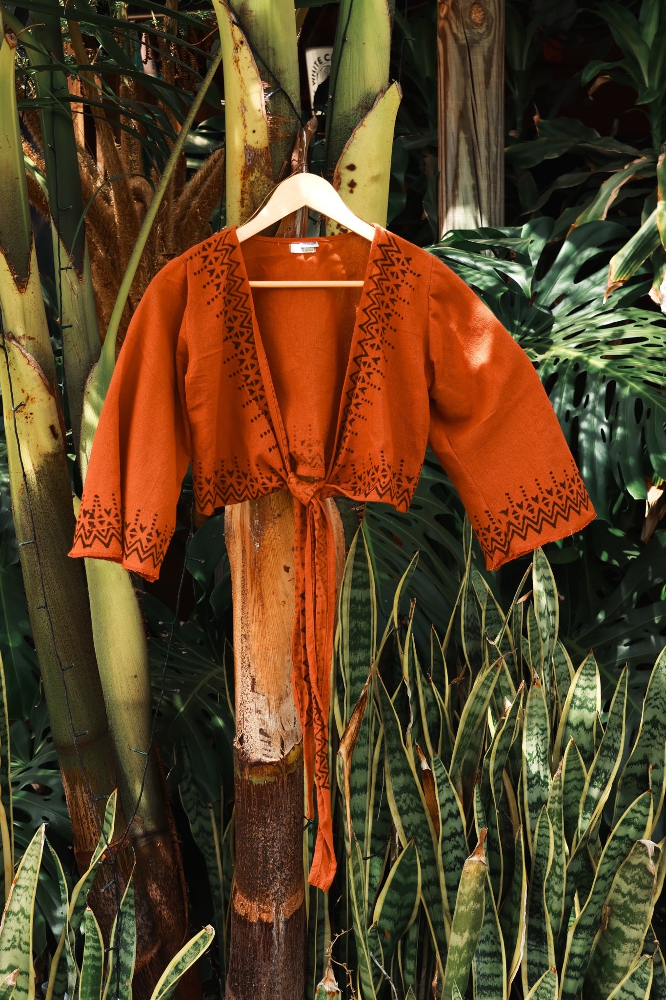 Nomad Wrap Top - Rust