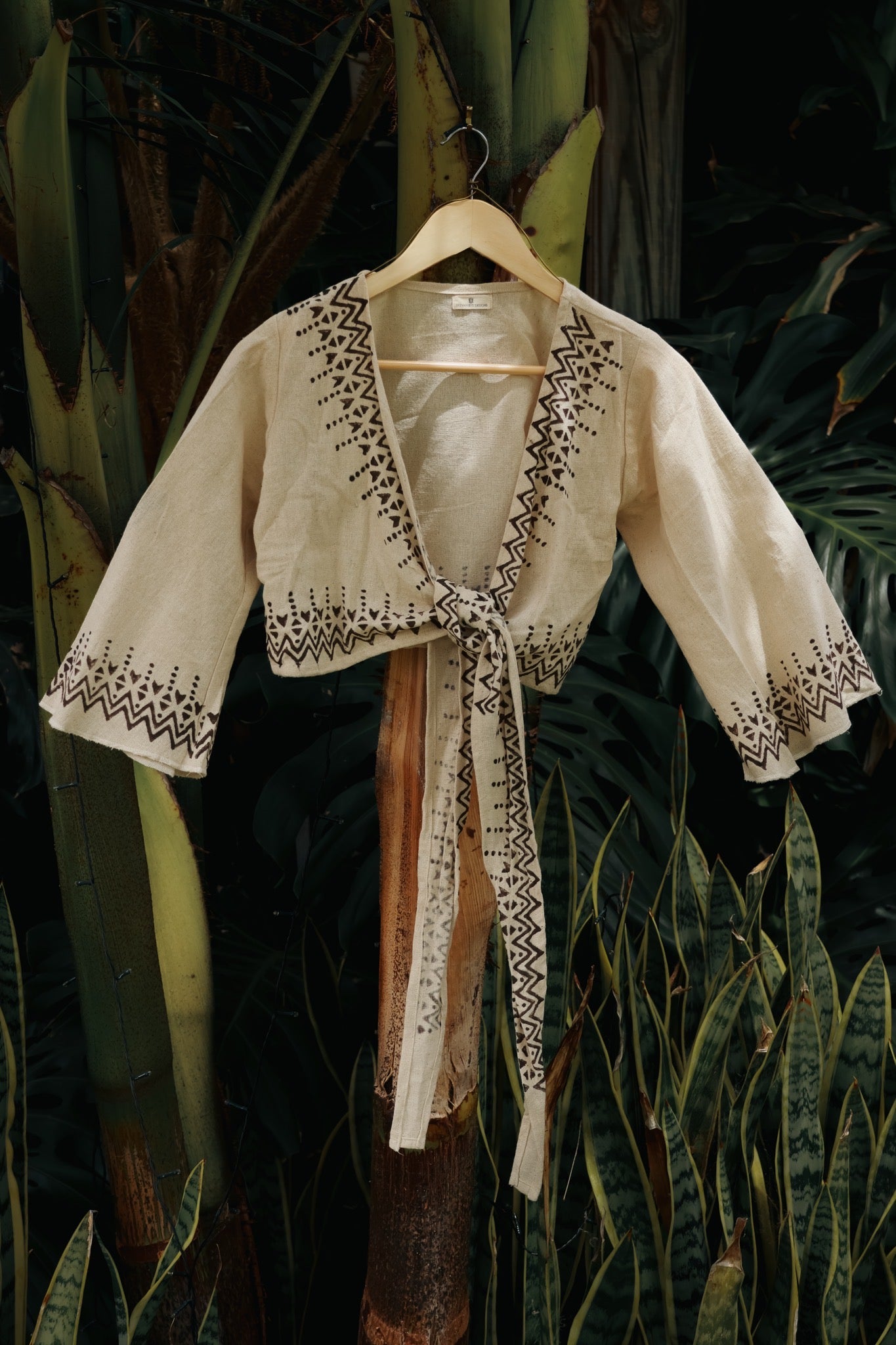 Nomad Wrap Top - White