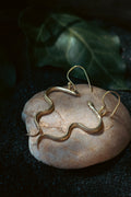 Brass Earrings - Serpent