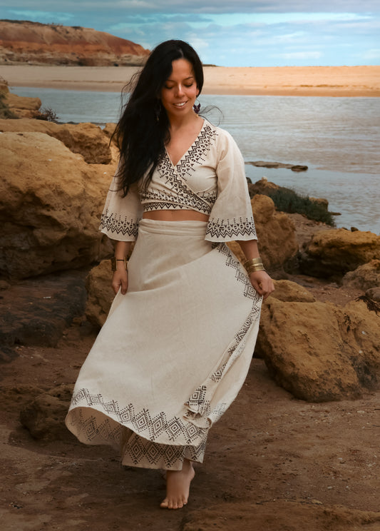 Nomad Wrap Skirt - organic