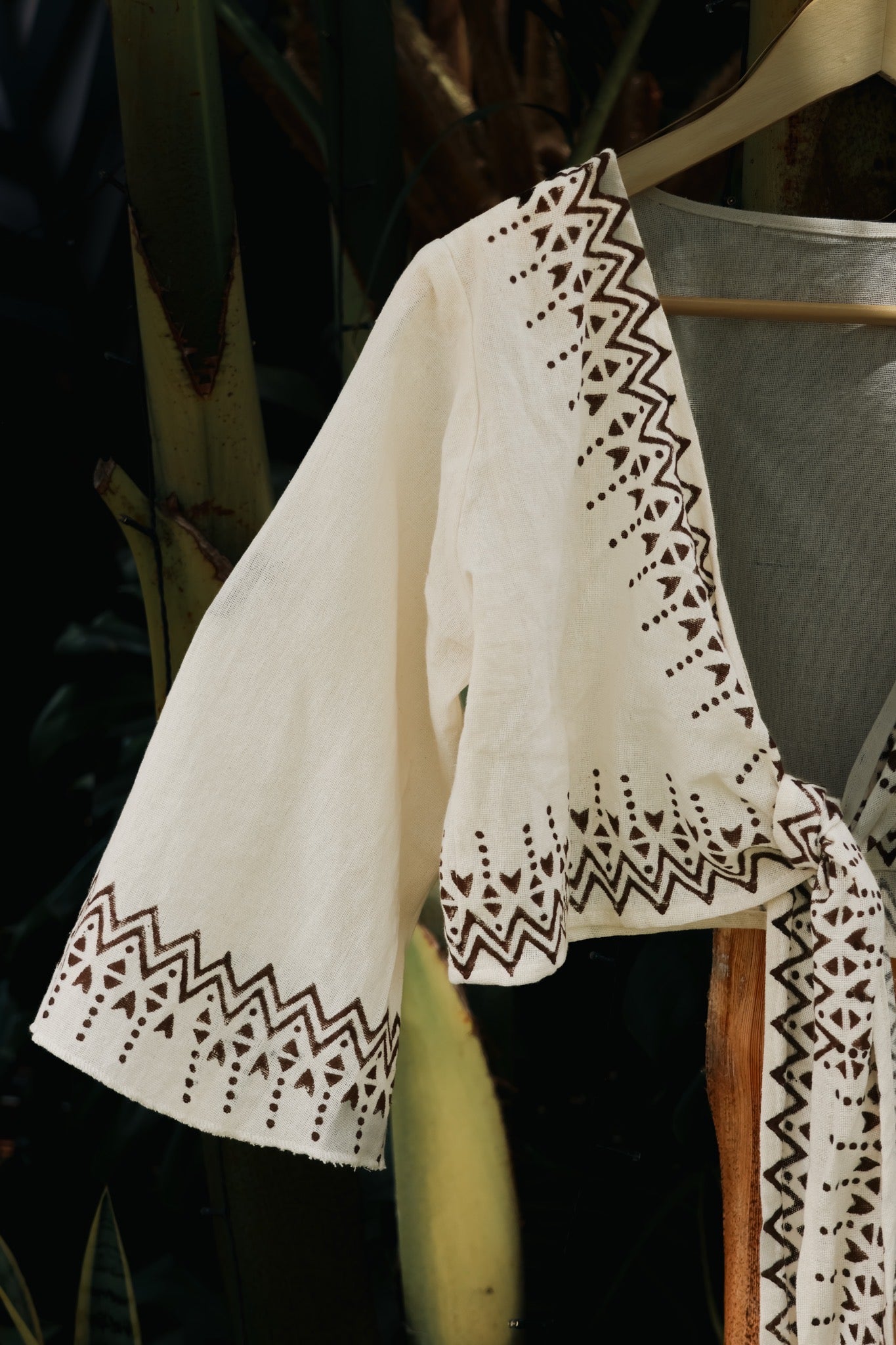 Nomad Wrap Top - White