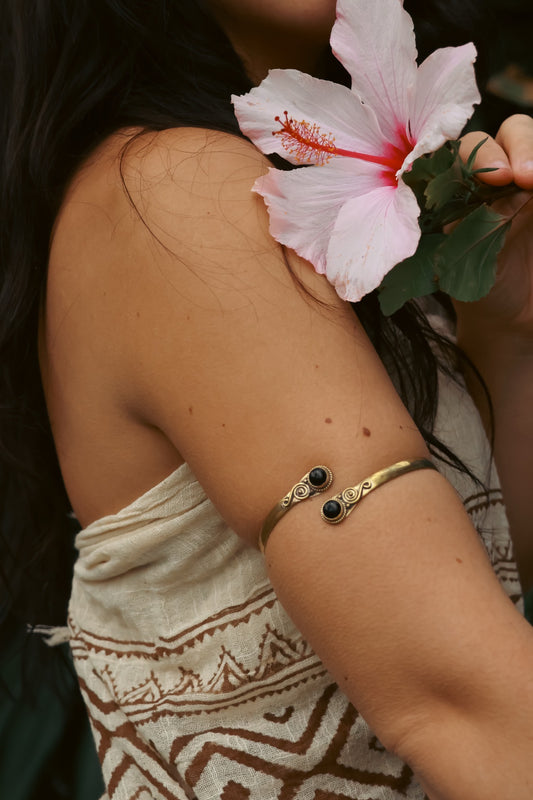 Brass arm cuff