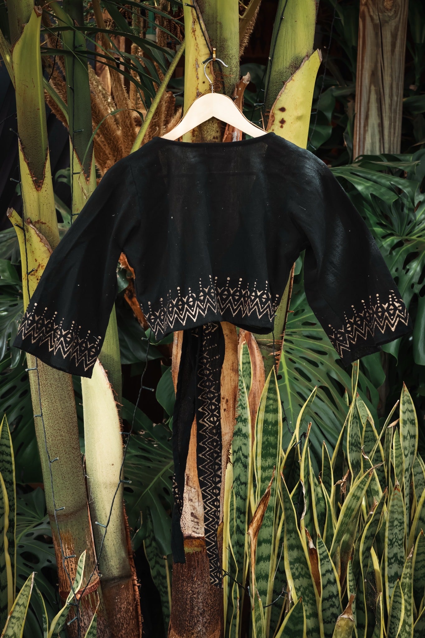 Nomad Wrap Top - Black