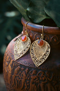 Brass Earrings - Leaf - Toumarine