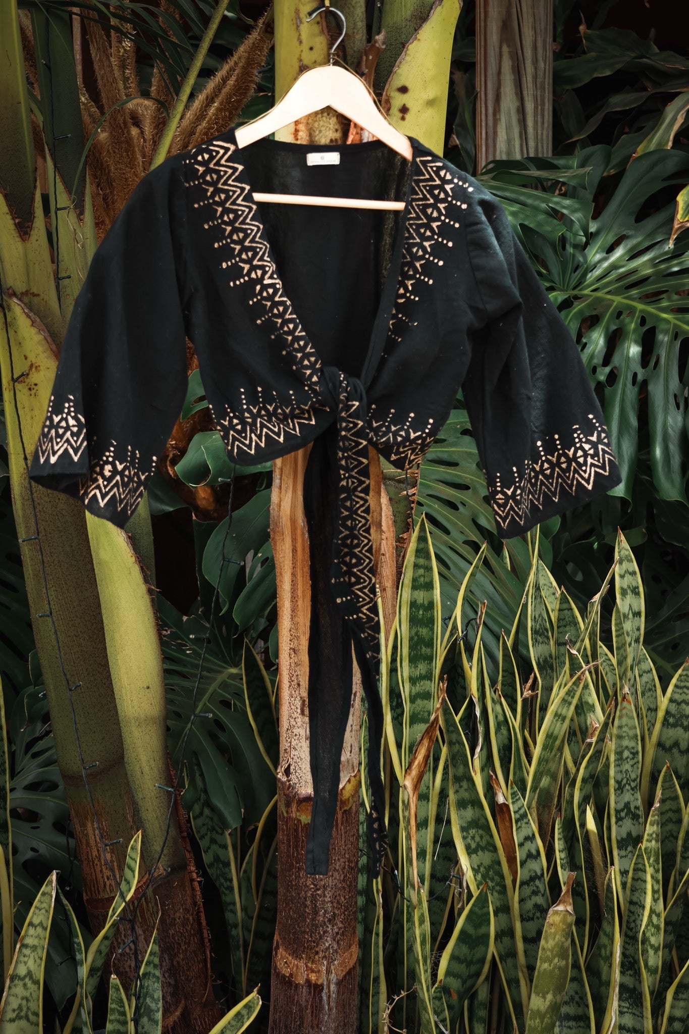 Nomad Wrap Top - Black