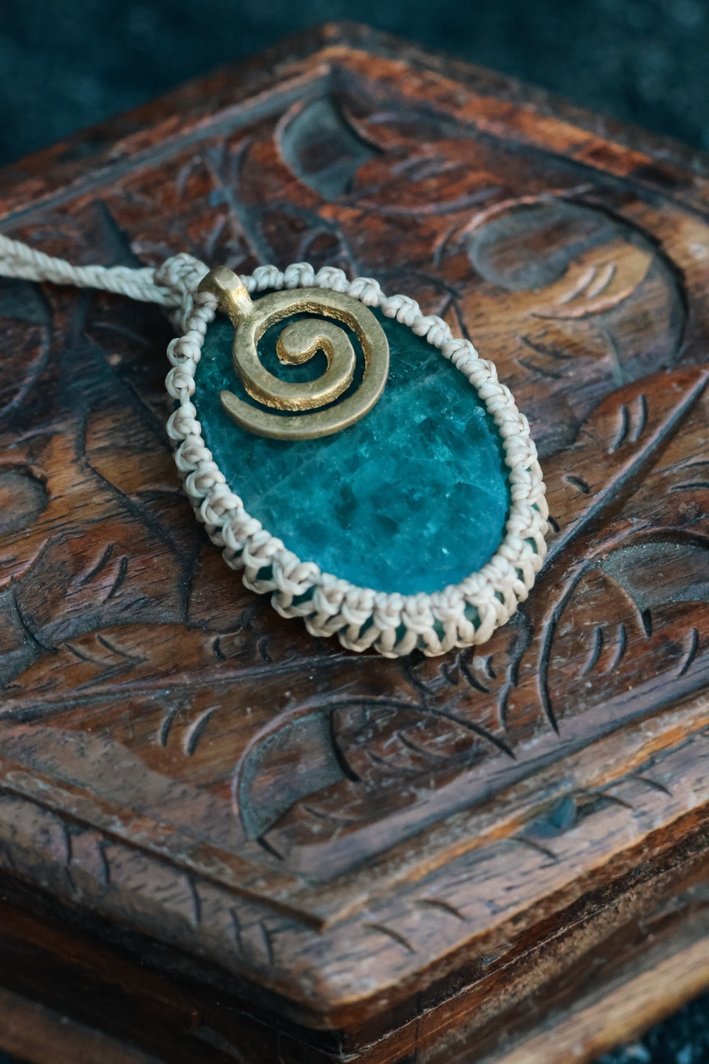 Blue Apatite necklace