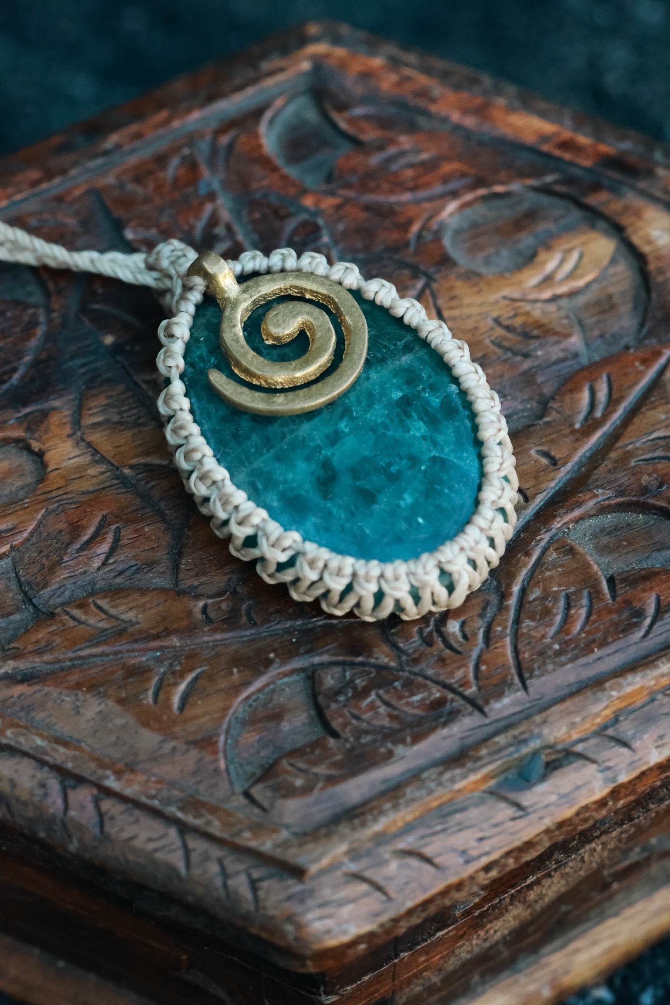 Blue Apatite necklace