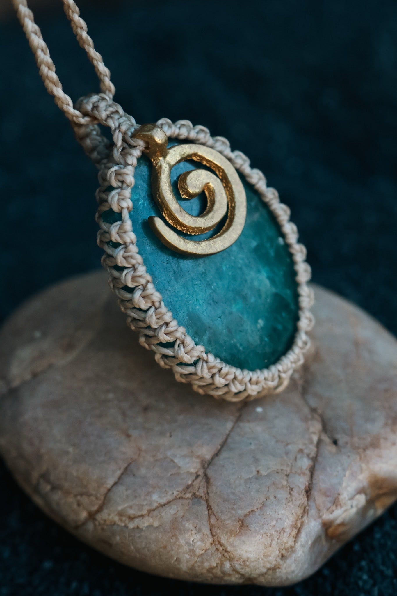 Blue Apatite necklace