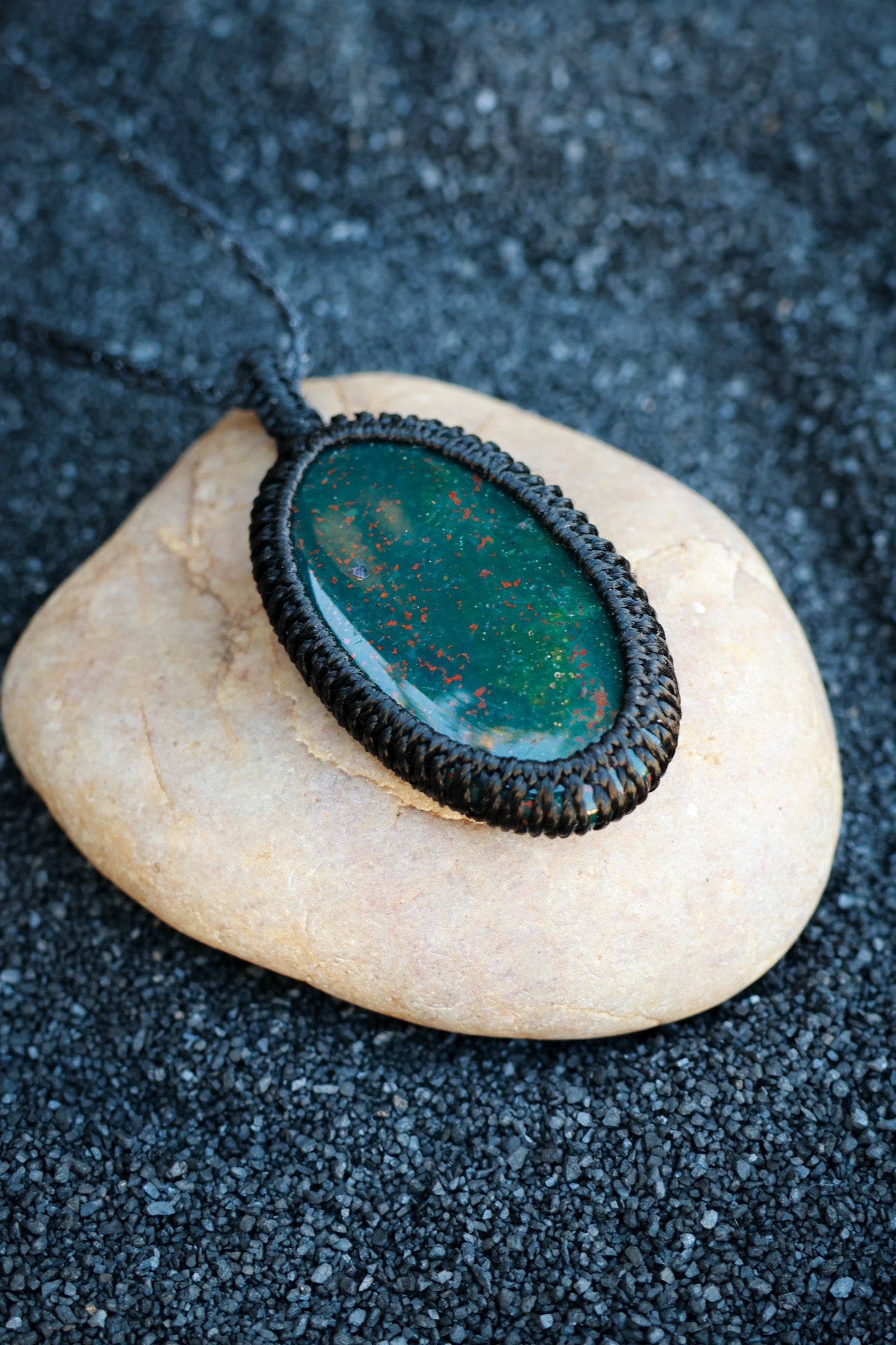 Bloodstone pendant
