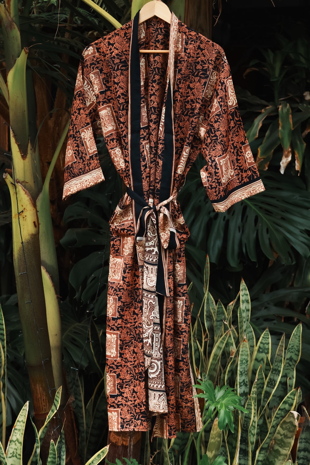 Garden Paradise Silk Kimono