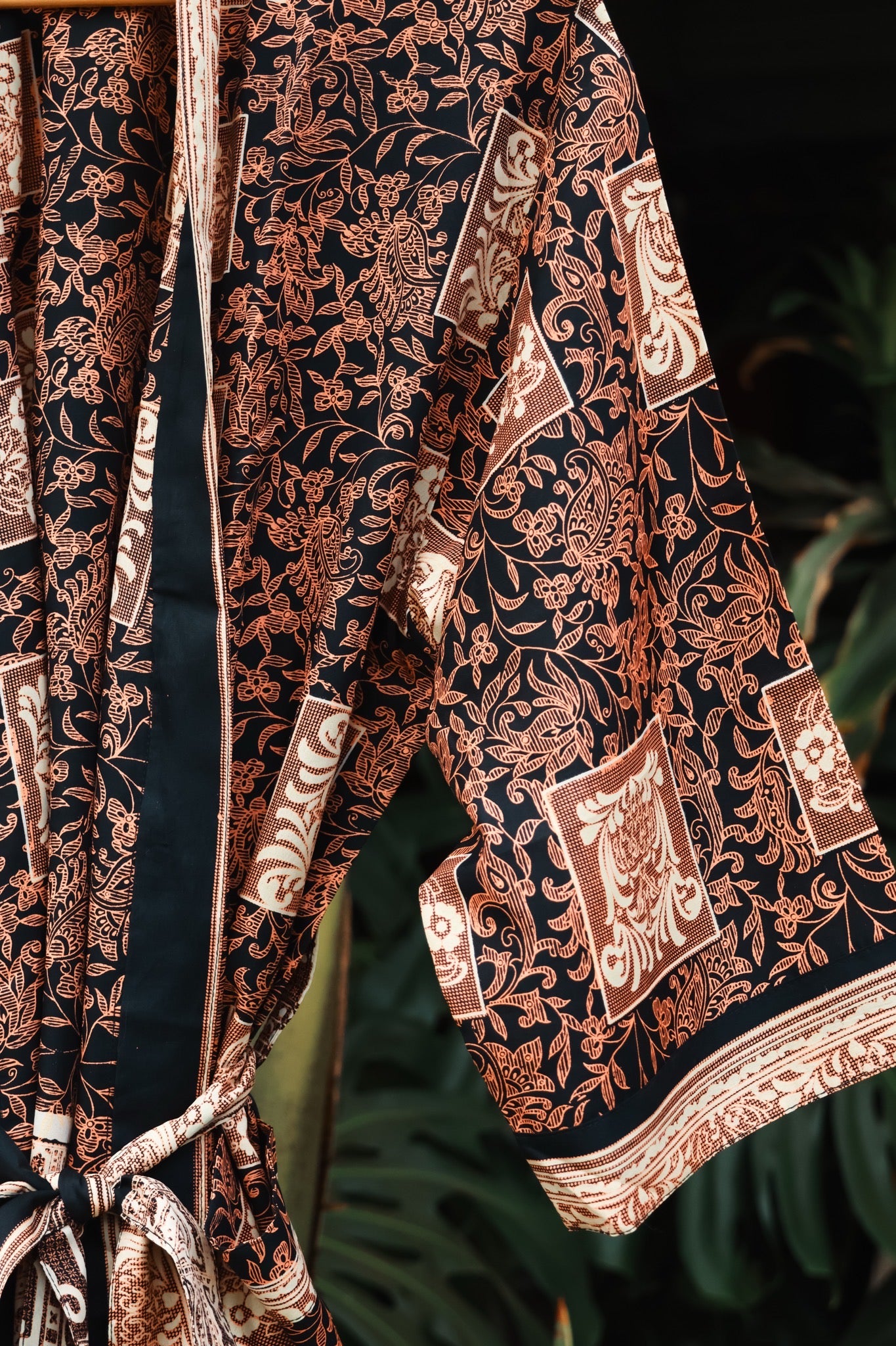 Garden Paradise Silk Kimono