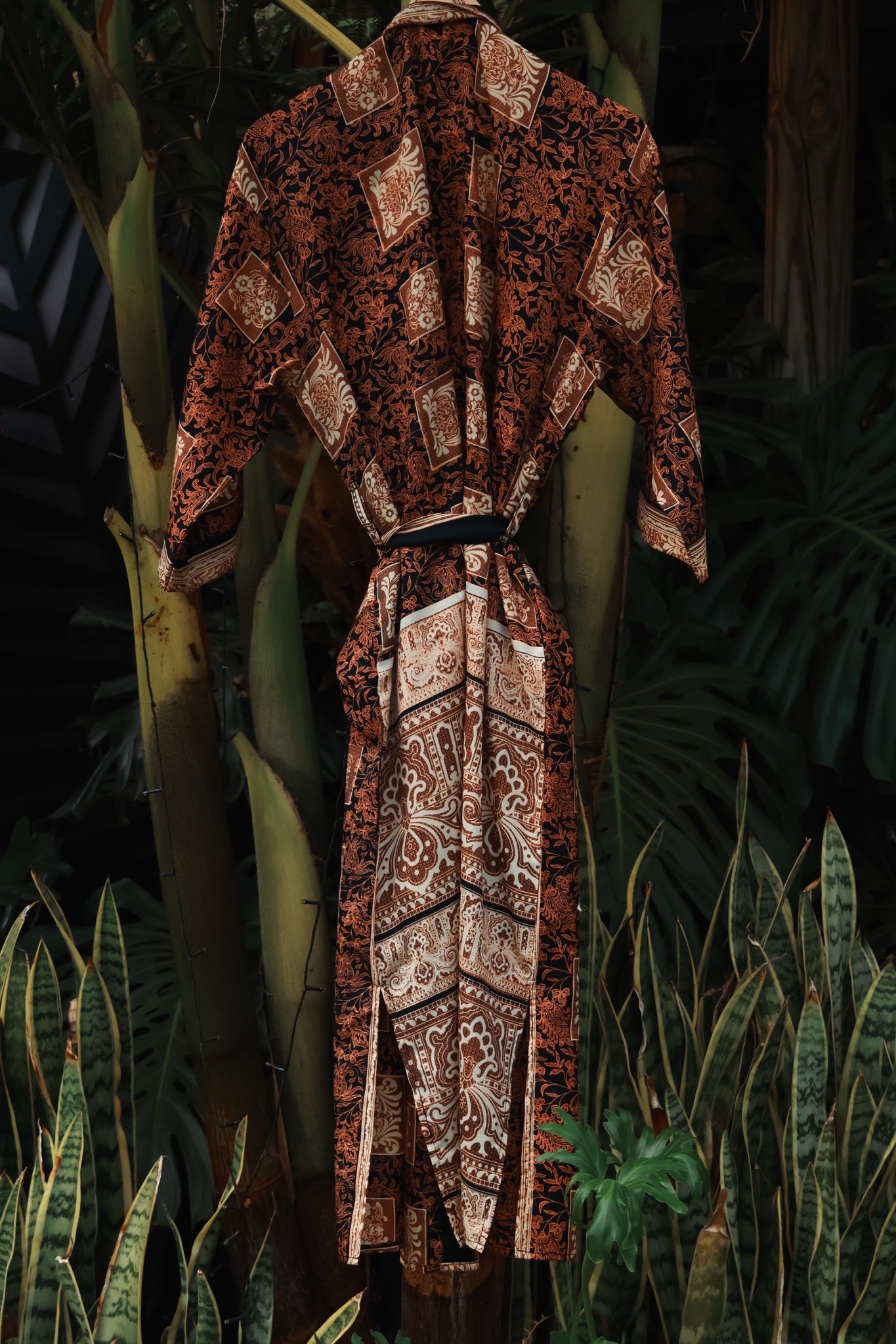 Garden Paradise Silk Kimono