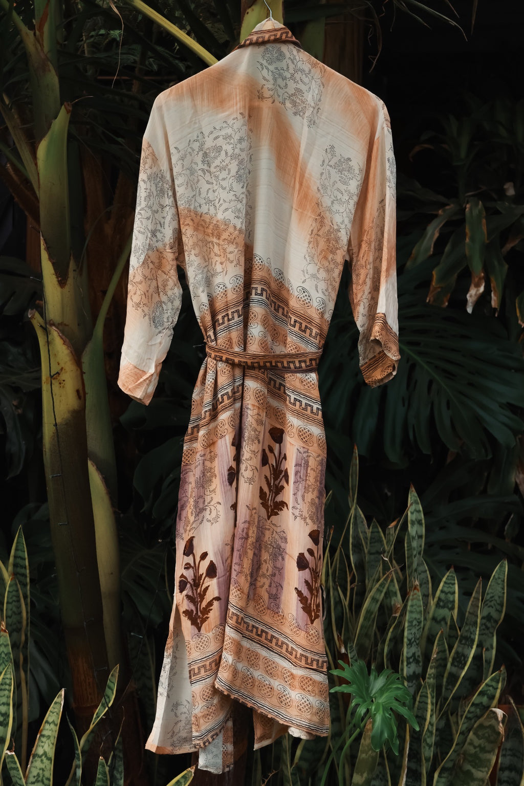 Saffron Nomad Silk Kimono