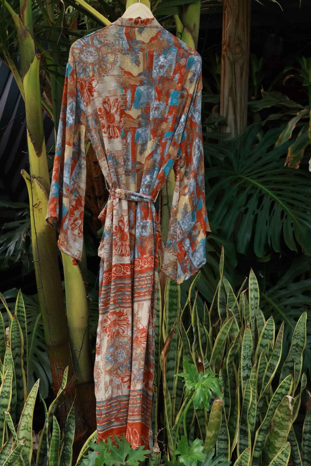 Desert Rose Silk Kimono