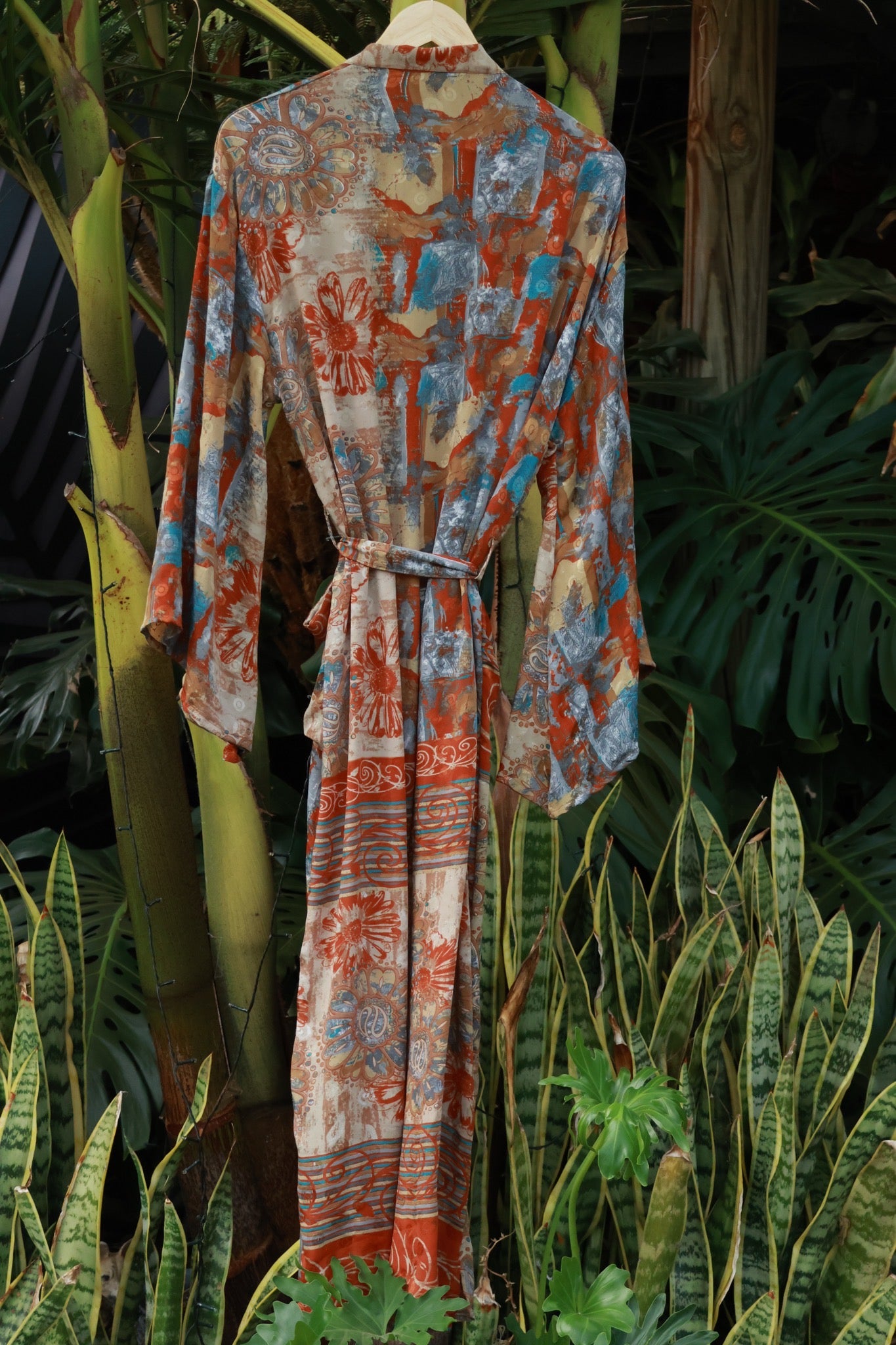 Desert Rose Silk Kimono