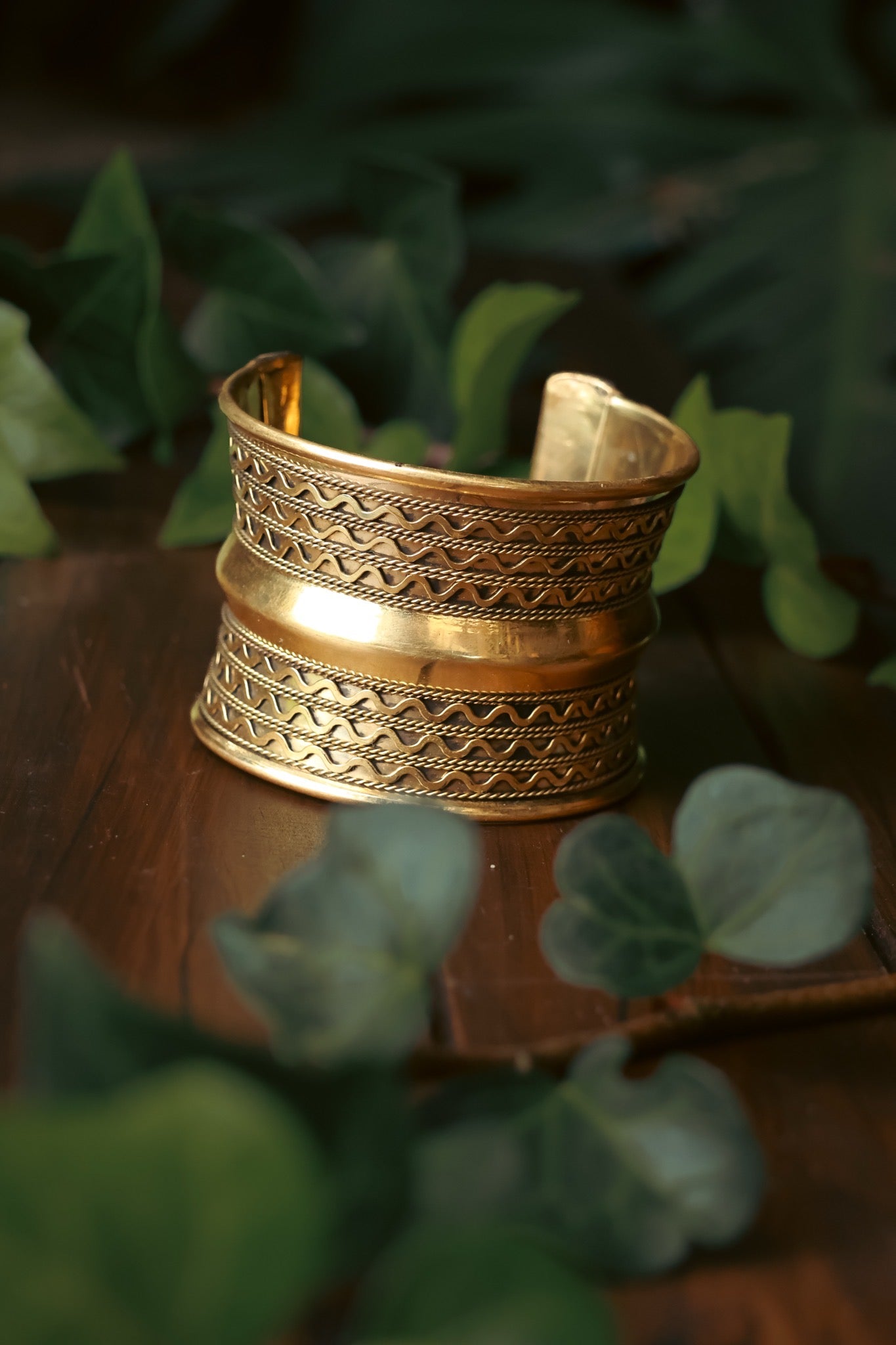 Brass cuff