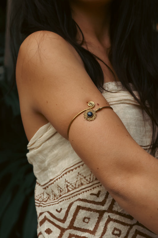Brass arm cuff