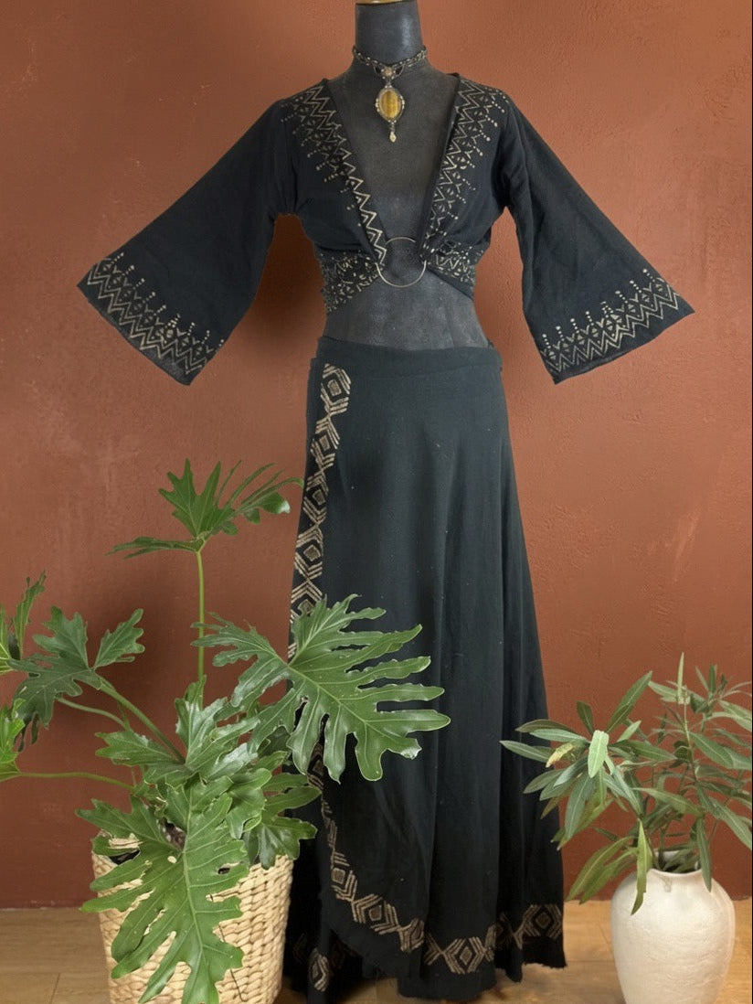 Nomad Wrap Top - Black