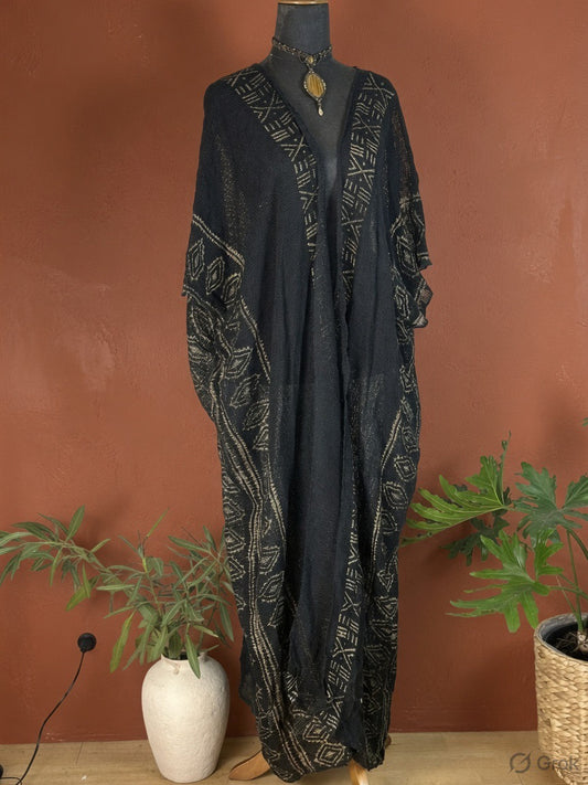 Isle of Dreams Kimono - Black