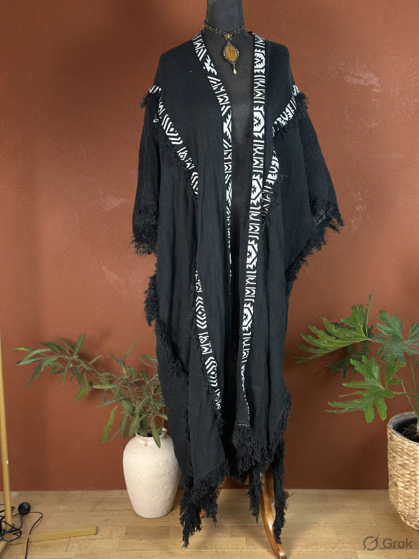 Solstice Kimono - Black