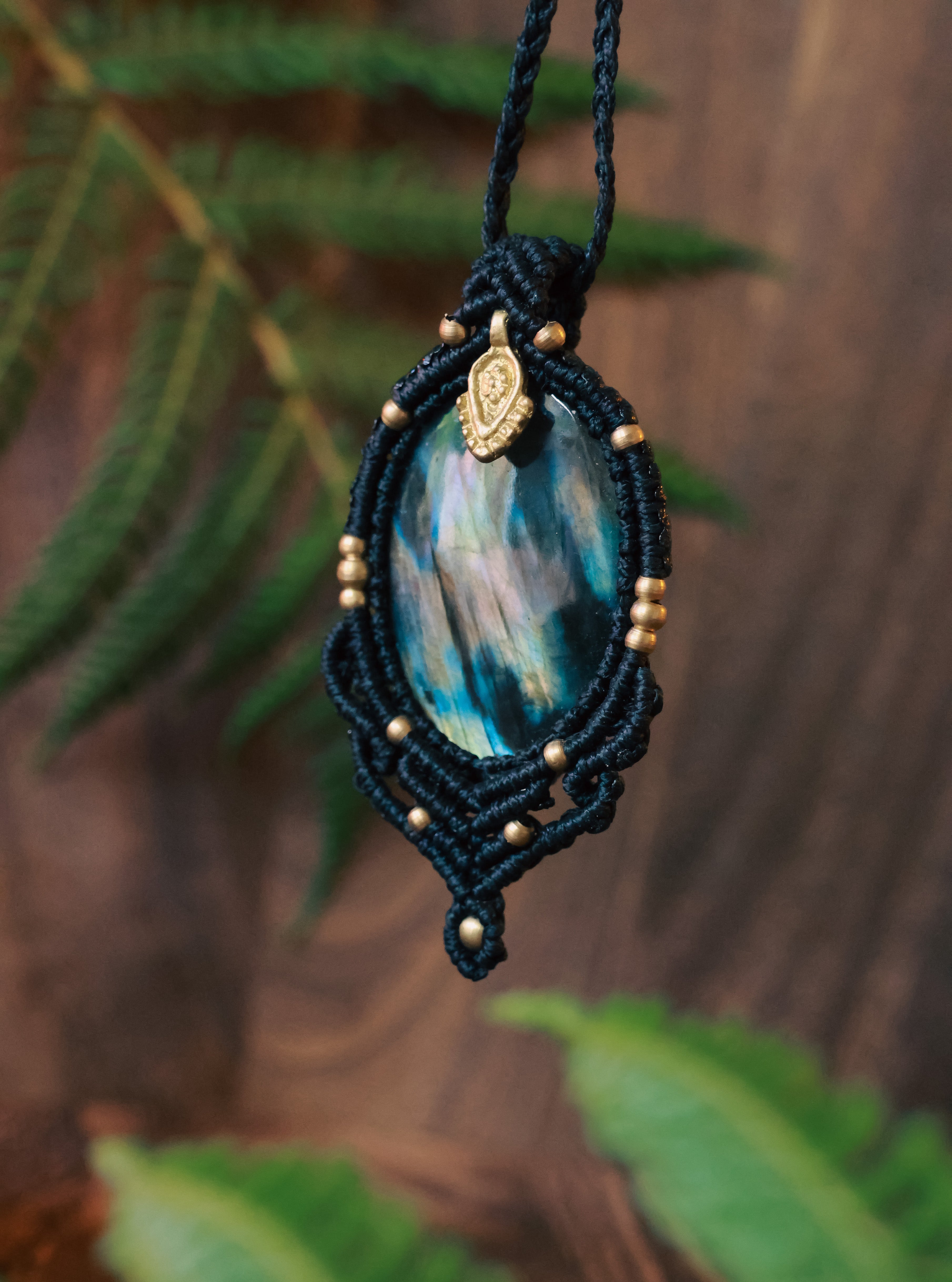 Labradorite necklace