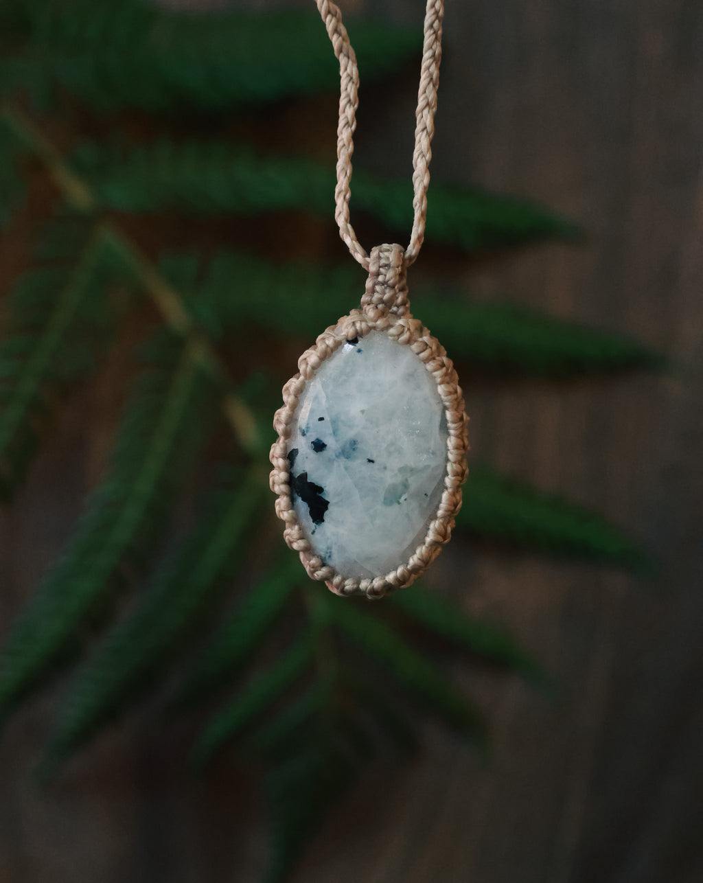 Moonstone necklace