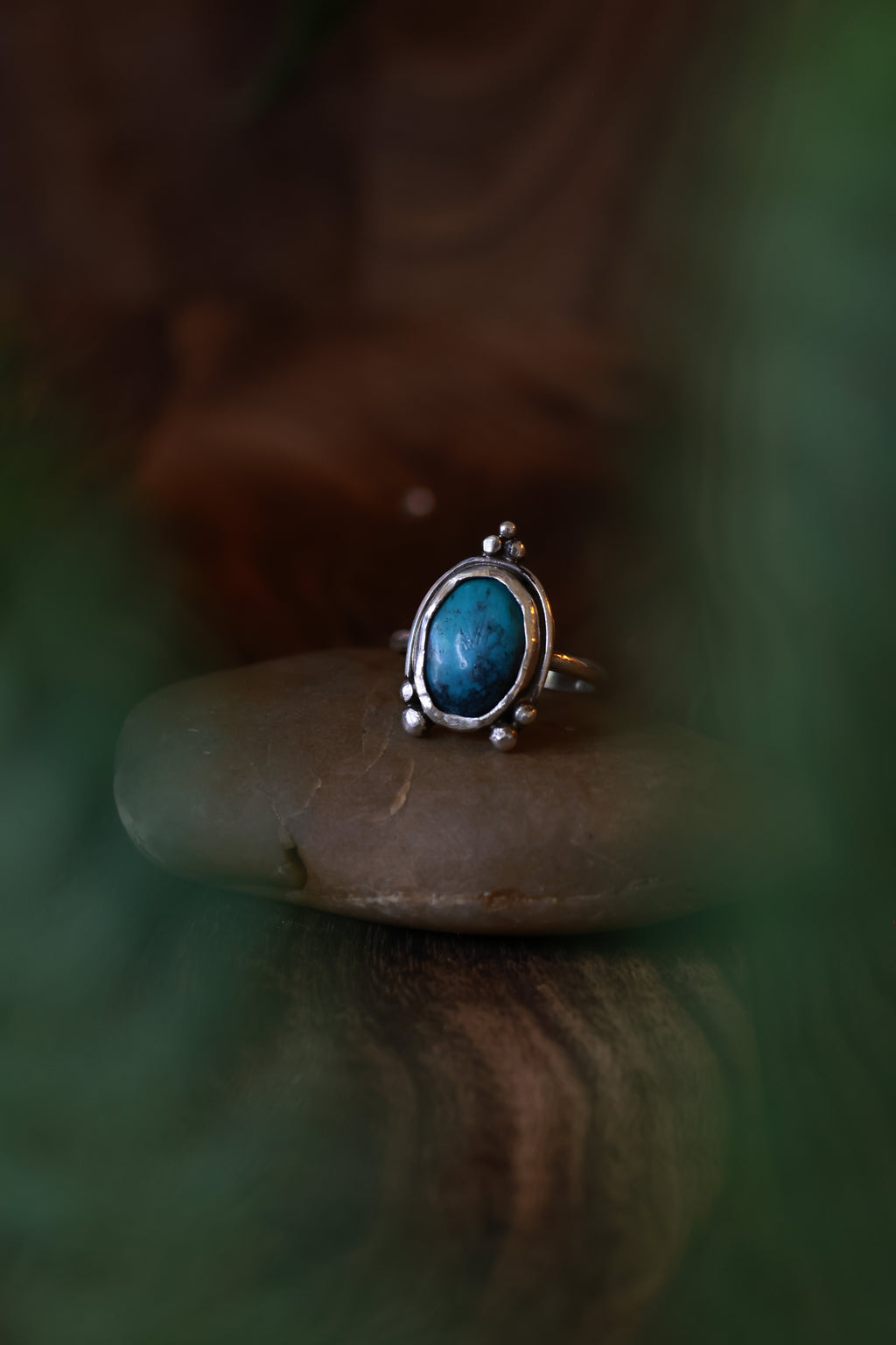Turquoise Ring 925 Silver
