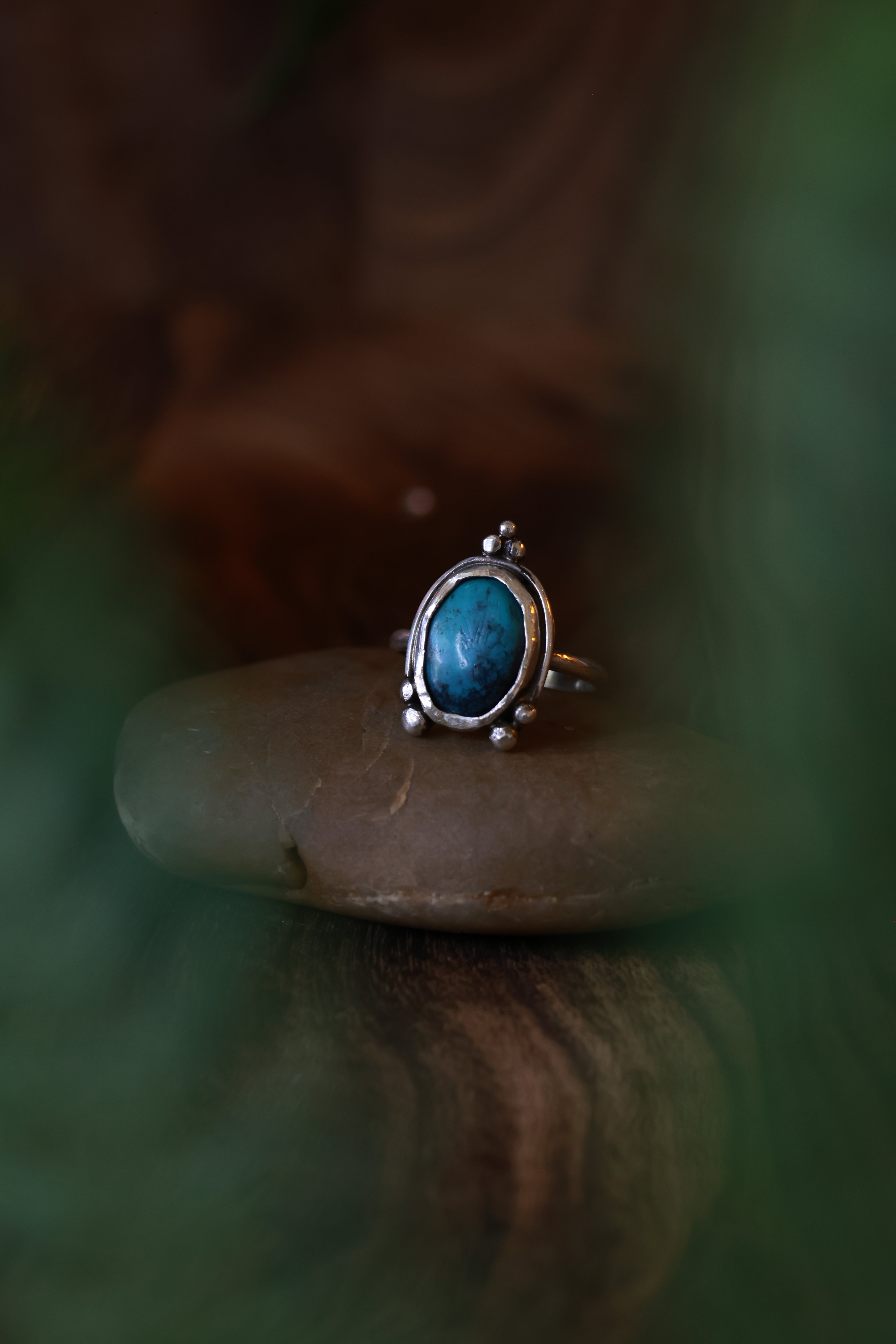 Turquoise Ring 925 Silver