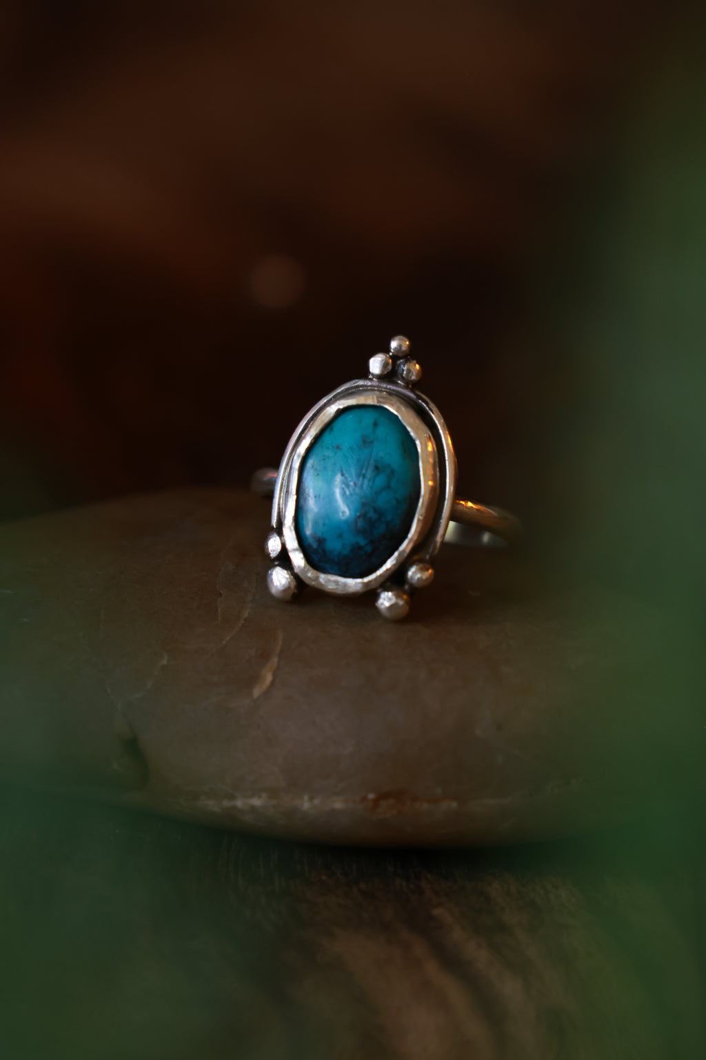 Turquoise Ring 925 Silver