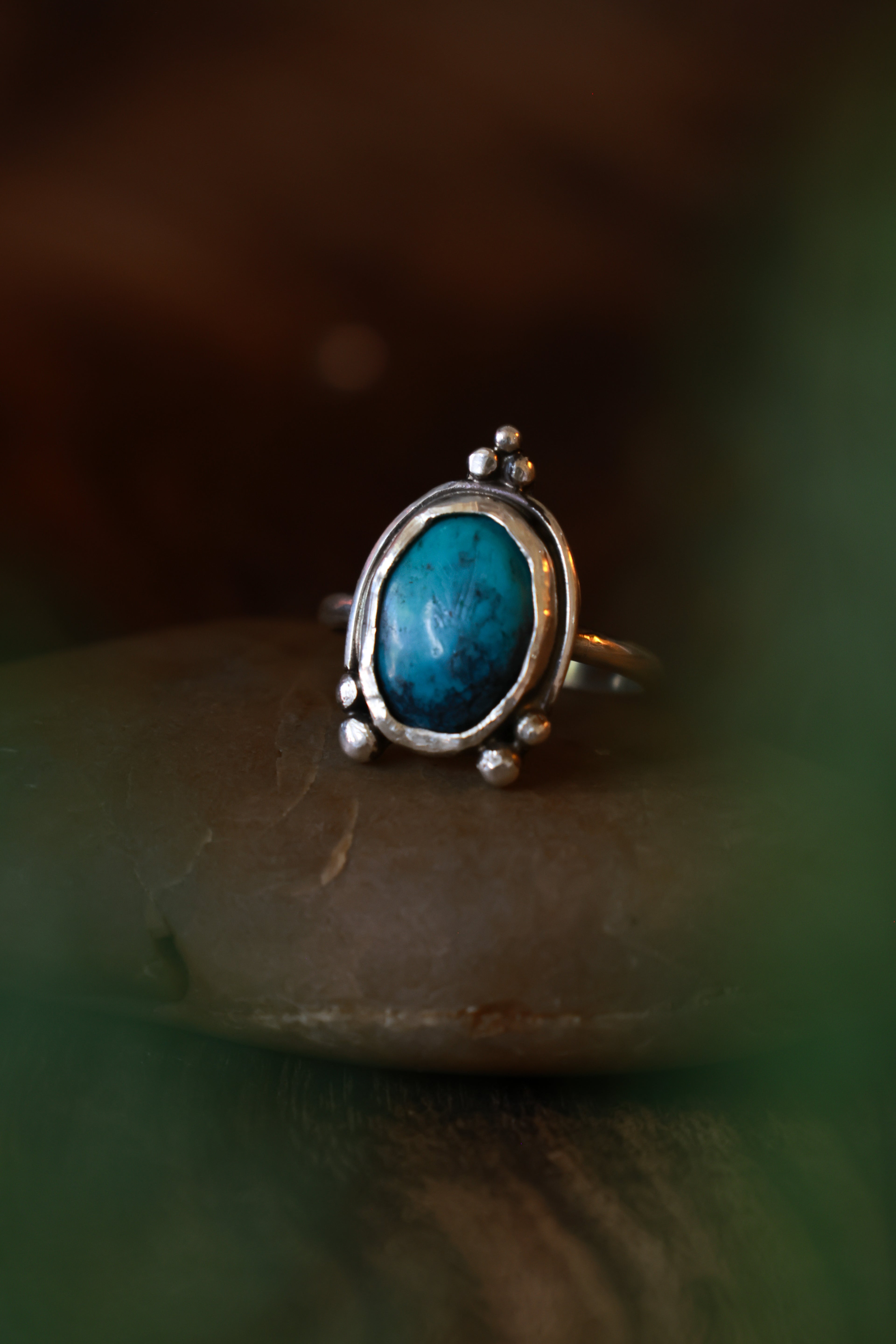 Turquoise Ring 925 Silver