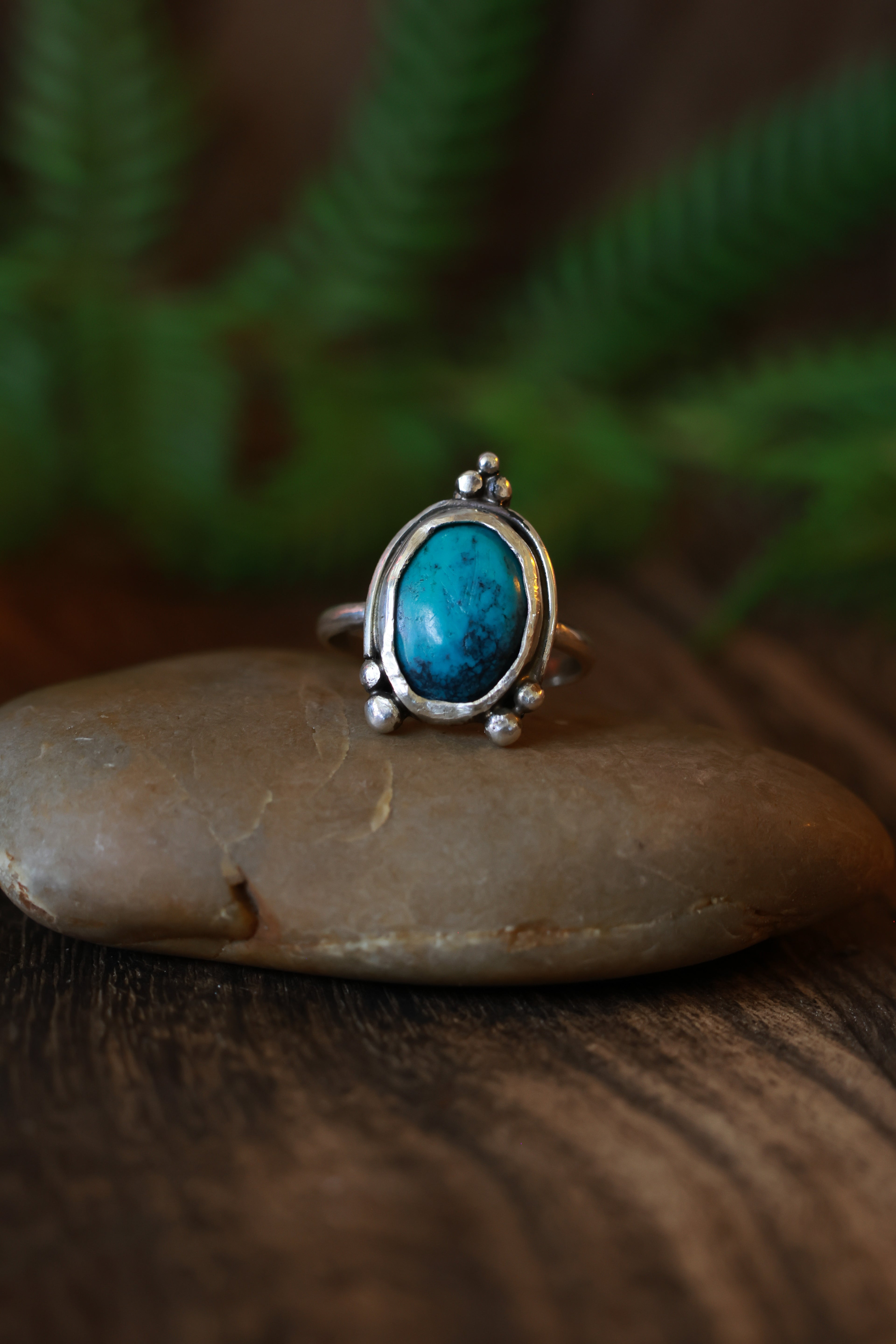 Turquoise Ring 925 Silver